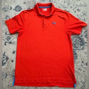 Under Armour Loose Heat Gear Golf Polo Shirt size M